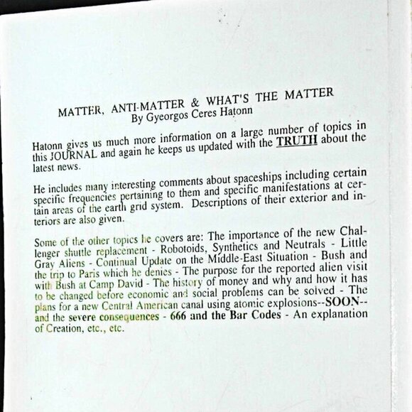 MATTER ANTI-MATTER & WHAT'S THE MATTER 1st ed OOP - Picture 2 of 5